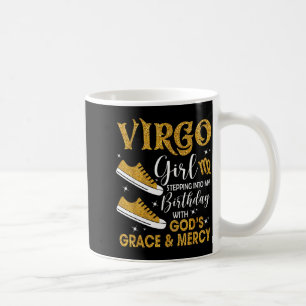 Caneca De Café Garota de Virgem Entrando Na Graça Dos Deuses Do M