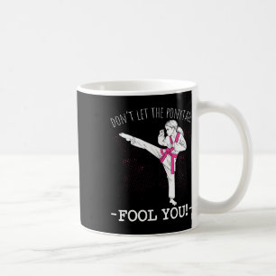 Caneca De Café Garota do Caratê Tailandesa de Taekwondo Não Deixe