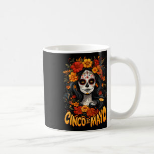 Caneca De Café Garota do Cinco De Mayo Mexicana Festa Engraçada 5