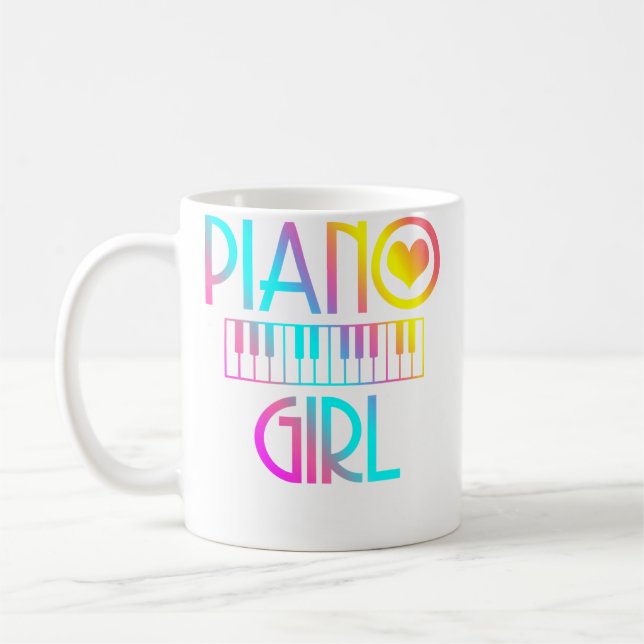 Caneca De Café Garota do Piano (Esquerda)