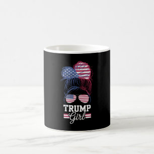 Caneca De Café Garota do Trump Coque Desarrumado EUA 47 President