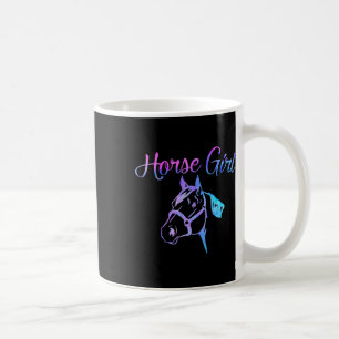 Caneca De Café Garota Equestre Proprietária da Fazenda Teen Girl