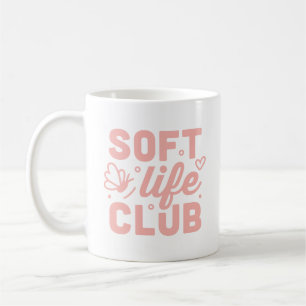 Caneca De Café Garota estética rosa vida suave