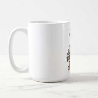 Caneca De Café Garota Fashion Chic Permaneça com Classe  Estética