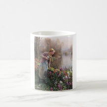 Garota francesa pescando na Bretanha