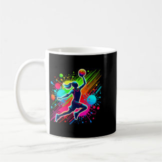 Caneca De Café Garota Jogadora de Basquete