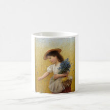 Garota jovem em um campo de trigo