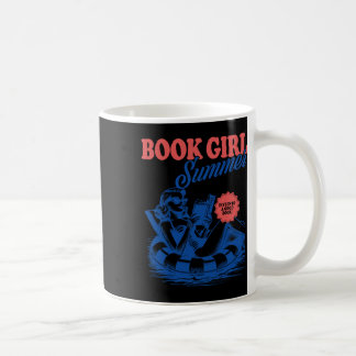Caneca De Café Garota Lendo Livro Verão Divertido Férias de Praia
