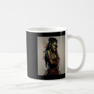 Caneca De Café Garota Orc Pin-up Roleplay Fantasia Medieval Mulhe