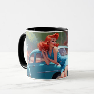 Caneca de Café Garota Pin Up ÓTIMO PRESENTE!