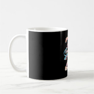 Caneca De Café Garota sênior 2027 turma de 2027 floral flor