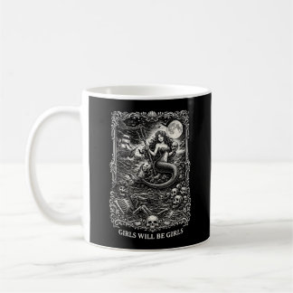 Caneca De Café Garota Será Garotas Fu Mística Feminina Sereia