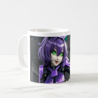 Caneca De Café Garota sexy anime