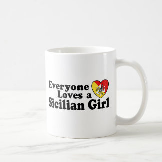 Caneca De Café Garota Siciliana