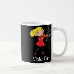 Caneca De Café Garota Viola - Música de Jazz da Banda Sinfônica d
