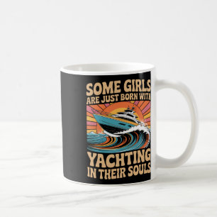 Caneca De Café Garotas Com Almas de Iate Festa da Rainha do Barco