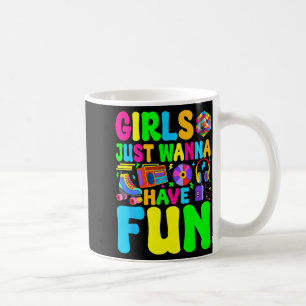 Caneca De Café Garotas engraçadas dos anos 80 só querem se divert