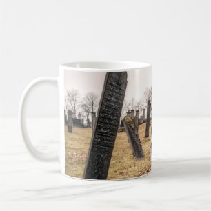 Caneca De Café Garotas góticas no cemitério