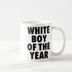 Caneca De Café Garoto Branco Do Ano Para Homens Meninos Crianças