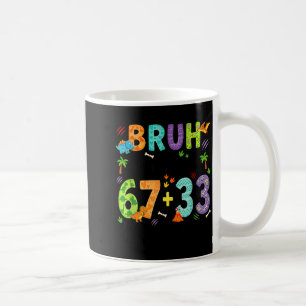 Caneca De Café Garotos Bruh Sobreviveram 67 33 Dias