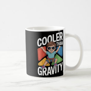 Caneca De Café Garotos Escalada Bouldering Mais Legal Que a Gravi