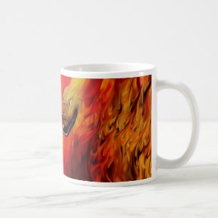 Caneca De Café Garra do dragão - dragão vermelho