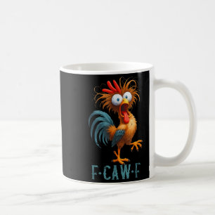 Caneca De Café Garra Engraçada Camisa Negra Galinha Negra Galinha