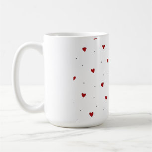 Caneca De Café Garrafa de Água Corações Arco-íris Coloridos Apena
