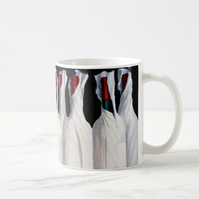 Caneca De Café Garrafas de vinho envolvidas número 1 1995 (Direita)