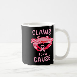 Caneca De Café Garras De Consciência Do Cancer Para Uma Causa Car