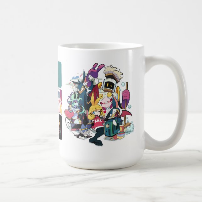Caneca De Café Gashi-gashi's original characters. (Direita)