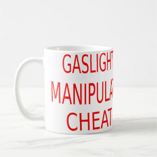 Caneca De Café Gaslight Manipulate Cheat Futebol Jersey