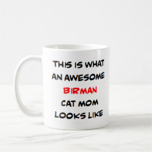 Caneca De Café gata birmanesa mãe, incrível