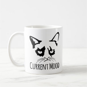 Caneca De Café Gata Fofa Louca Dona de Gato Humor Atual Estresse