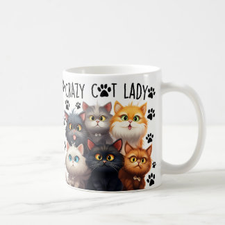 Caneca De Café Gata Louca, Amantes de Gato, Eu adoro meu Gato
