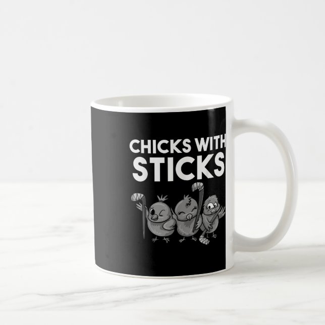 Caneca De Café Gatas Engraçadas Com Sticks Presente Para Meninas  (Direita)