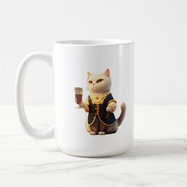Caneca De Café Gateiro Pessoal, criado engraçado Kitten (Esquerda)