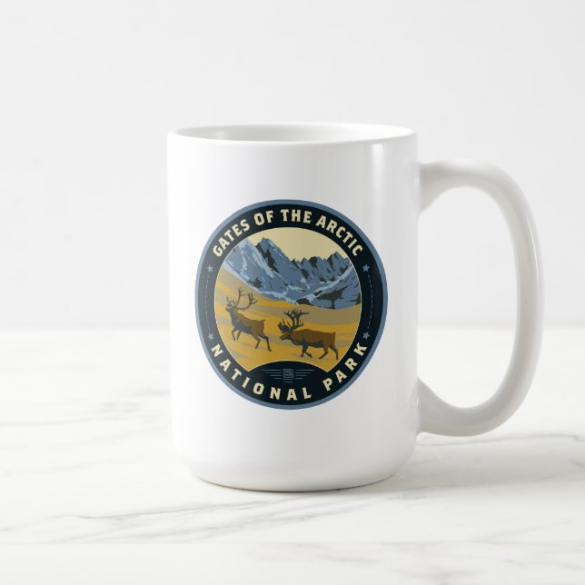 Caneca De Café Gates of the Arctic National Park (Direita)