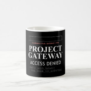 Caneca De Café Gateway do Projeto - ACESSO NEGADO - Falha de Real