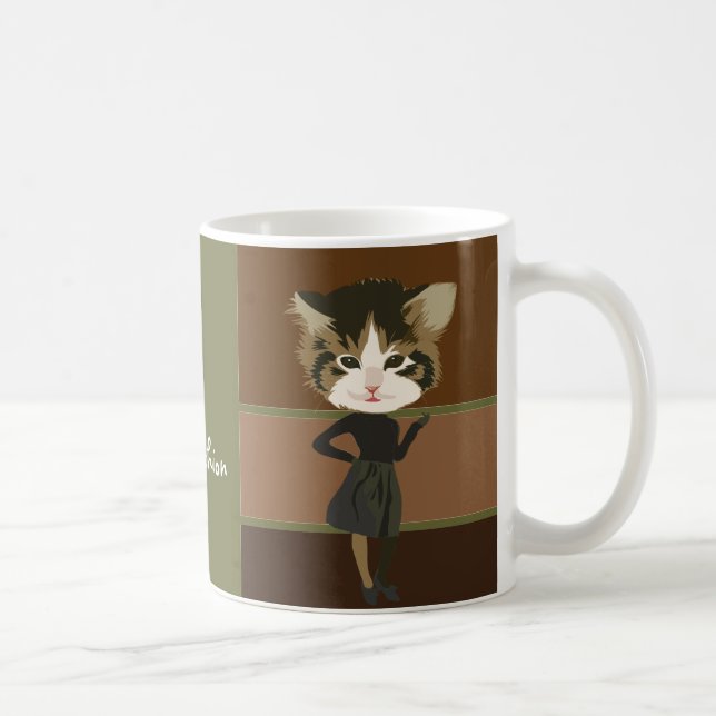 Caneca De Café Gatinho (Direita)