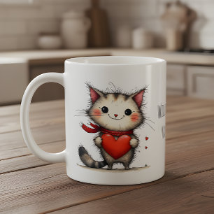 Caneca De Café Gatinho Adorável Será que Você Será Meu Namorado?