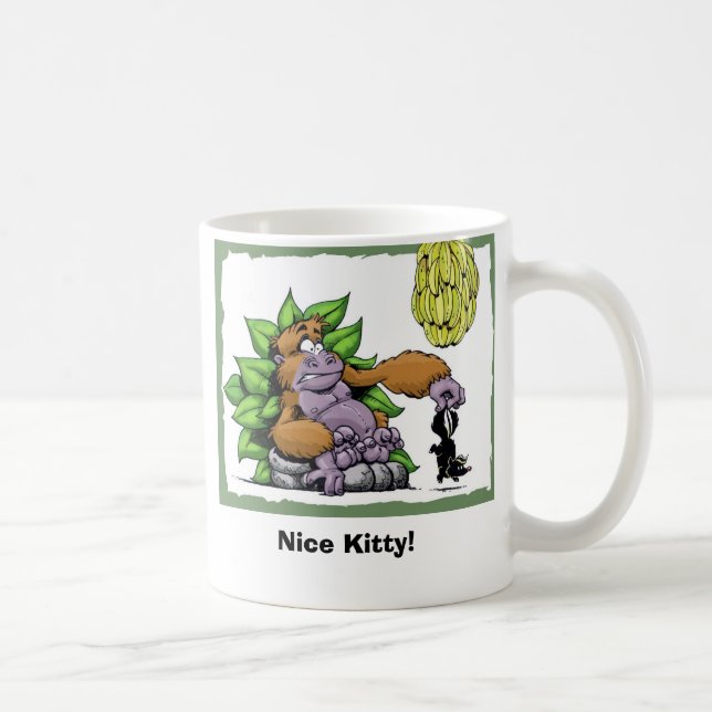 Caneca De Café Gatinho agradável! (Direita)