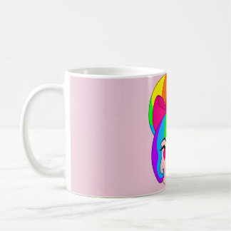 Caneca De Café Gatinho arco-íris