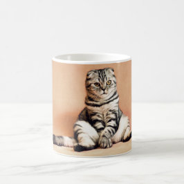 Caneca De Café Gatinho Bonito Desenterrado