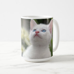 Caneca De Café Gatinho branco turco