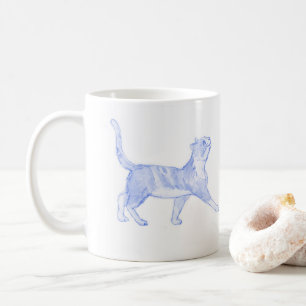 Caneca De Café Gatinho/caneca ambulante de gato