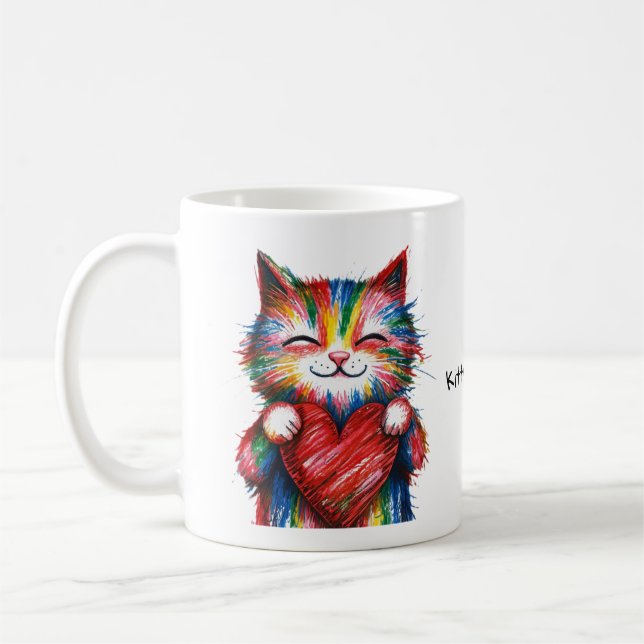 Caneca De Café Gatinho Cuddles Mug (Esquerda)