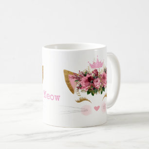 Caneca De Café Gatinho da Princesa Rosa