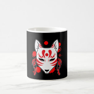 Caneca De Café Gatinho de anime fox-bonito japonês Kawaii Kami In