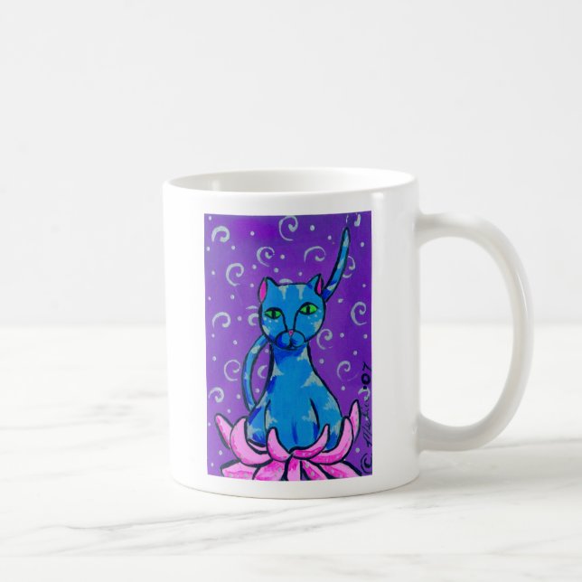 Caneca De Café Gatinho de Buddha (Direita)